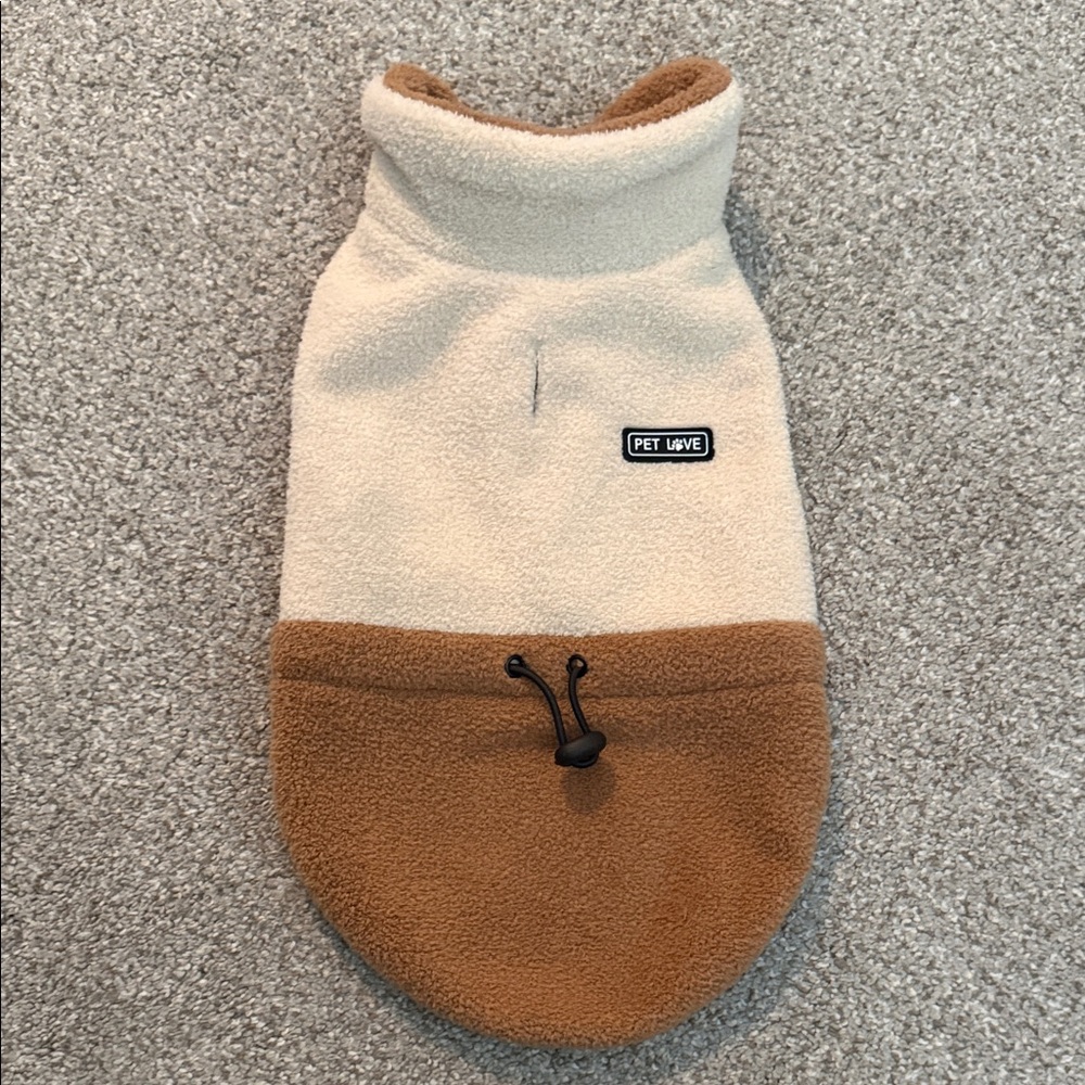 Pet Love Fleece Dog Sweater Size Small